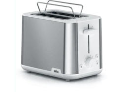 Braun 0X23010033 Pure Shine Toaster (Weiß, 900 Watt, Schlitze: 2)