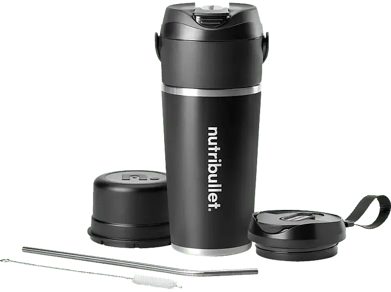 Nutri Bullet Flip NBP016B Smoothie Maker (Schwarz, 11,1 Volt, 590 ml)