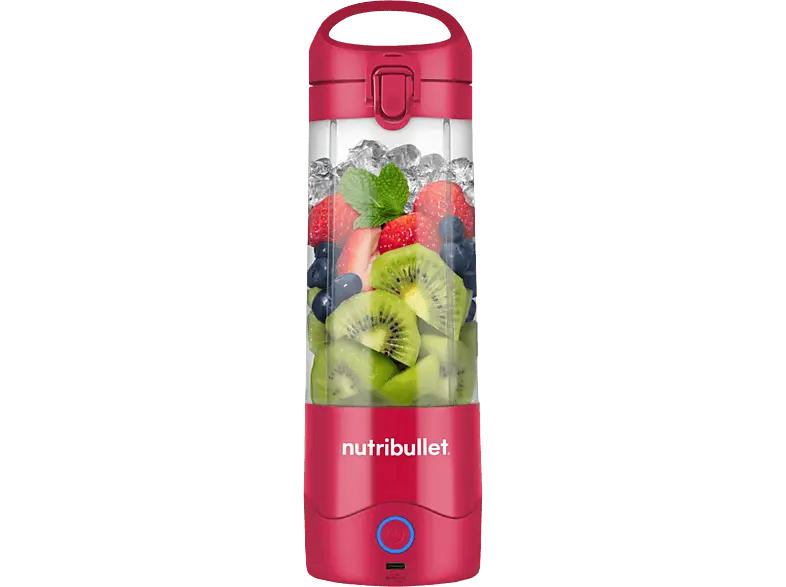 Nutri Bullet 0C22300095 NBP 003MA Portable Smoothie Maker (Magenta, 475 ml Becher, BPA-Frei)