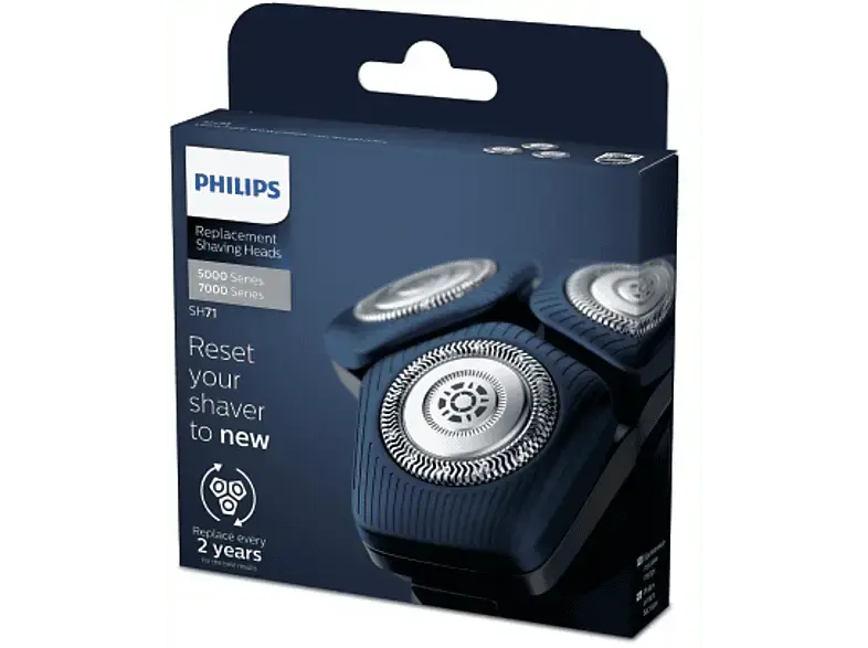 Philips Ersatzklingen SH71/50 für Shaver Series 7000 & 5000; Scherkopf