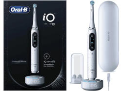 Oral-B iO Series 10 mit Reiseetui Elektrische Zahnbürste Stardust White