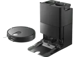 Roborock Qrevo Slim Saugroboter inkl. Absaugstation (Black, Laufzeit: 200 min, 67 dB(A))