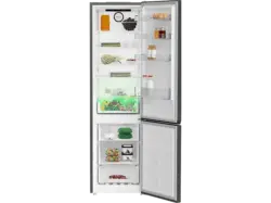 Beko B5RCNA406HG Kühl- und Gefrierkombination (C, 2035 mm hoch, freistehend, No Frost (verminderte Eisbildung), Dunkelgrau)