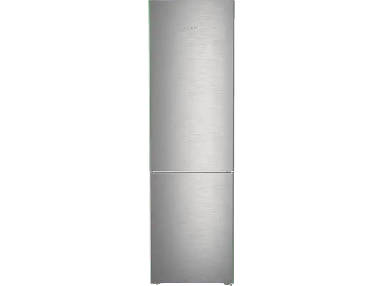 Liebherr KGNsd 57Vc03 Pure Kühlgefrierkombination (C, 371 l, 2015 mm hoch, freistehend, No Frost (verminderte Eisbildung), Tür: Edelstahltür mit SmartSteel & Gehäuse: Silver) mit 5 Jahre Geräteschutz