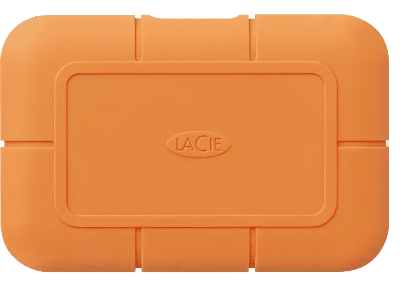LACIE SSD Festplatte Rugged 1TB, USB-C 3.1, orange, extern (STHR1000800)