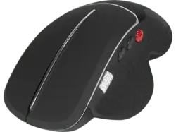 ISY Maus IEM-3000, ergonomisch, kabellos, gummiert, 2400dpi, schwarz