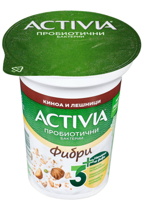 Danone Activia пълнозърнеста различни видове