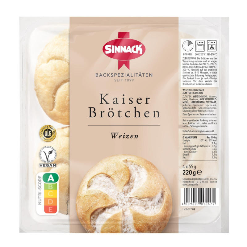 Sinnack Kaiserbrötchen