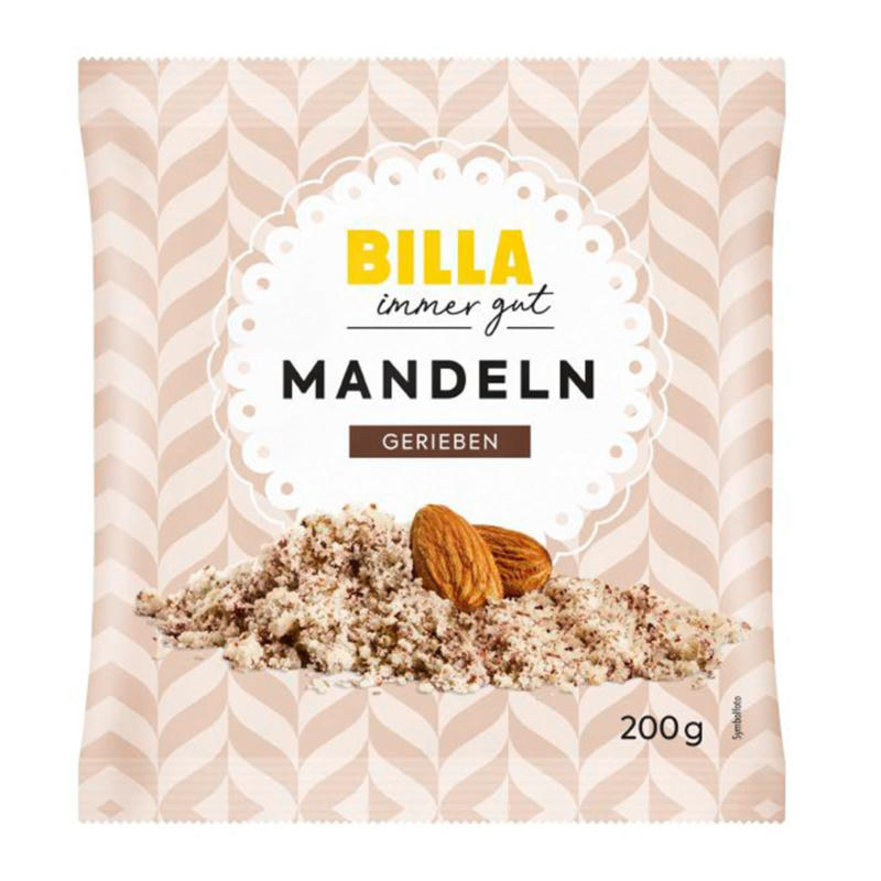 BILLA Mandeln Gerieben