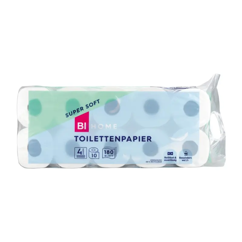 BI HOME Toilettenpapier 4-lagig