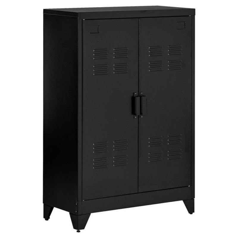 Sideboard 838-148BK schwarz B/H/T: ca. 75x110x33 cm