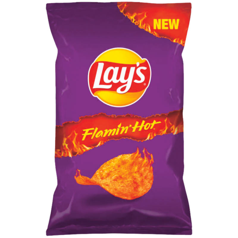 Lays - Kartoffelchips mit flammend scharfem Geschmack