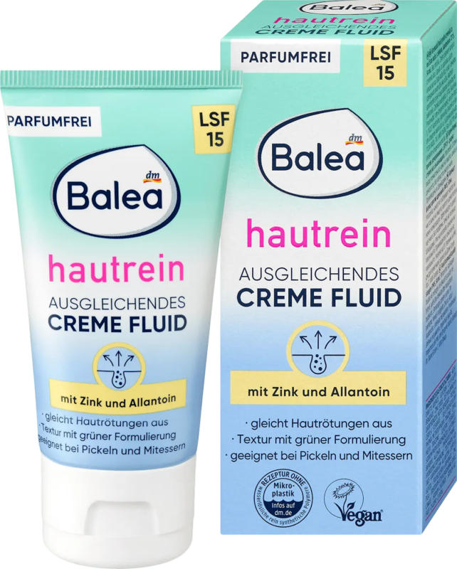 Balea Ausgleichendes Creme Fluid Hautrein