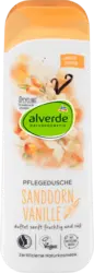 alverde NATURKOSMETIK Pflegedusche Sanddorn Vanille