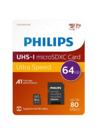 Philips MicroSD карта с адаптер 64 GB