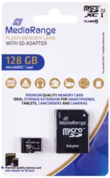 Media Range Памет MicroSD карта, 128 GB