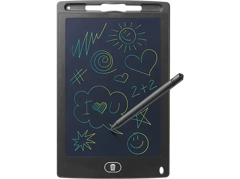 CELLULAR LINE Magic Artpad Zaubertafel, 8.5 Zoll LCD, inkl Stift, Schwarz; Grafiktablet für Kinder
