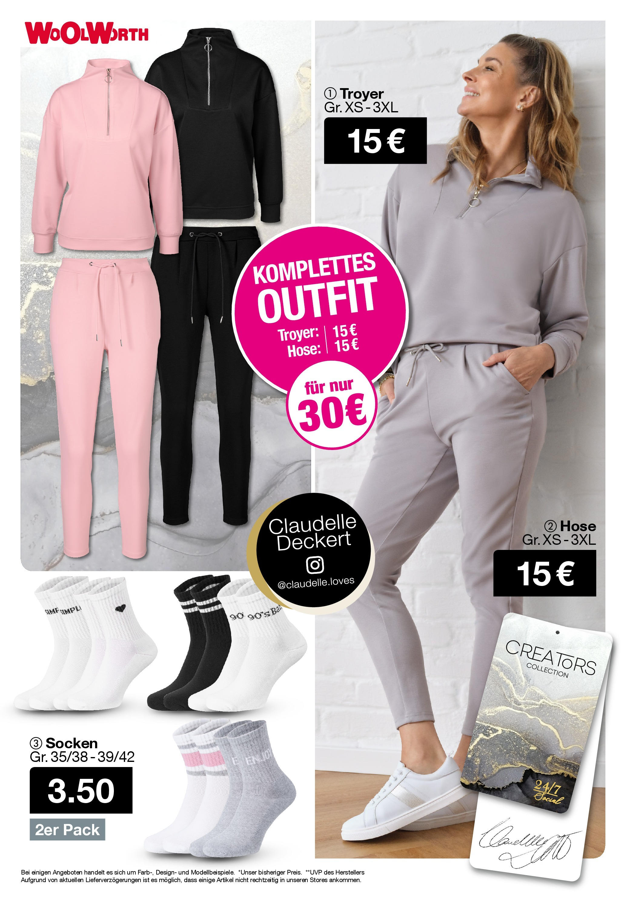 Woolworth Flugblatt von 11.12.2024 - Aktuelle Angebote | Seite: 3 | Produkte: Hose, Socken