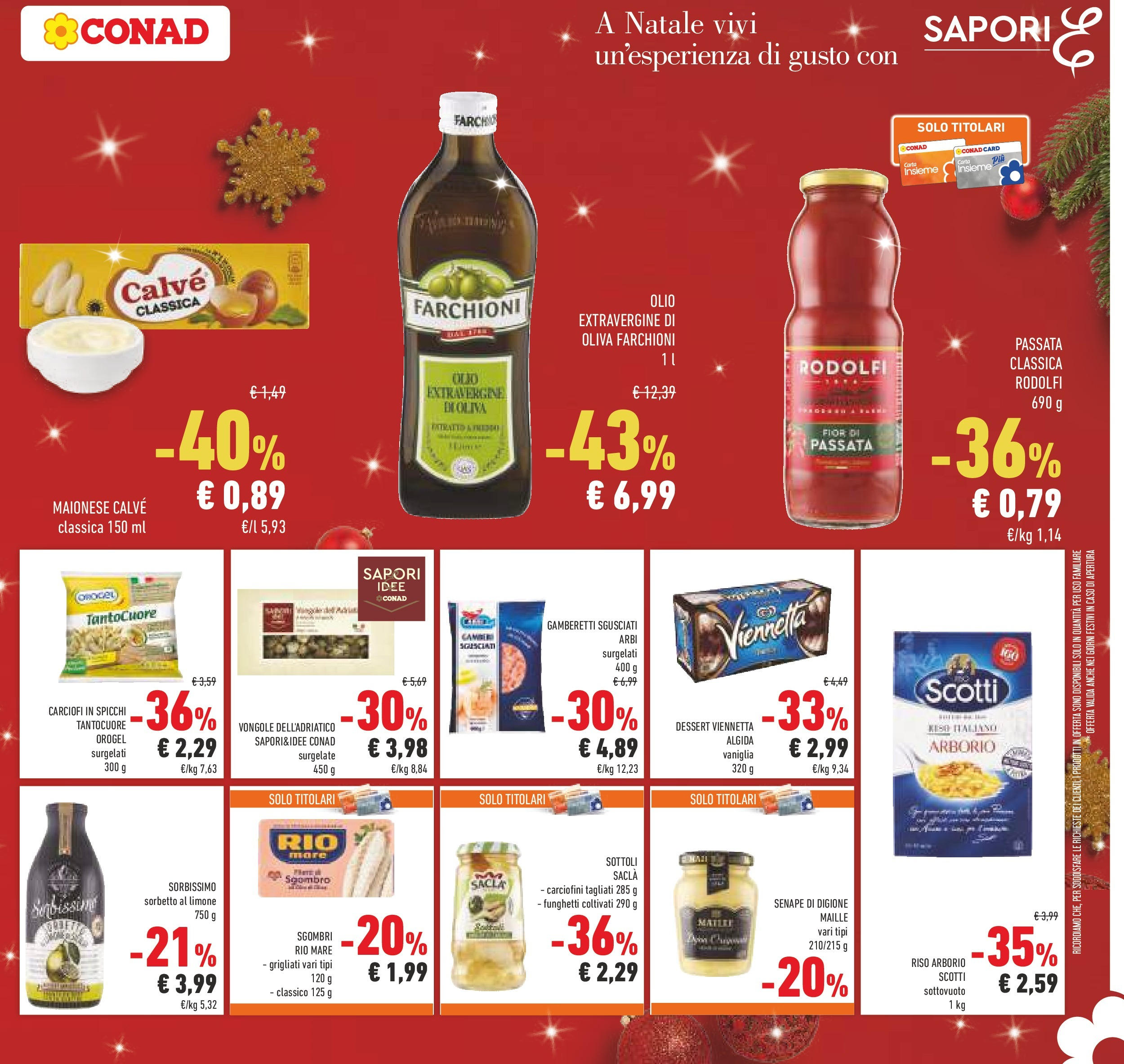 Prossimo volantino Conad dal 10/12/2024 > Anteprima | Pagina: 27 | Prodotti: Riso, Vongole, Maionese, Senape