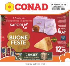 Anteprima del volantino Conad - Buone feste valido a partire dal 10.12.2024