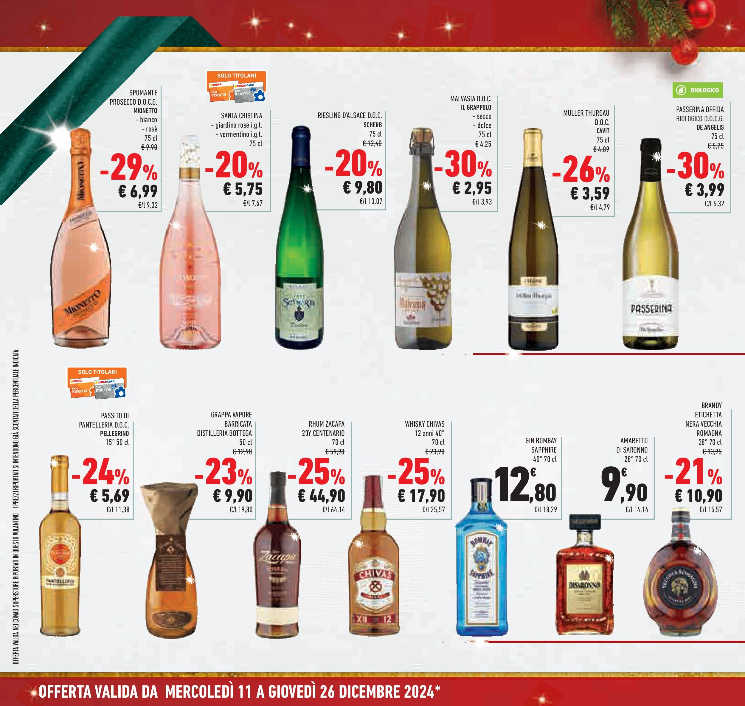 Prossimo volantino Conad dal 10/12/2024 > Anteprima | Pagina: 22 | Prodotti: Gin, Prosecco, Spumante, Grappa