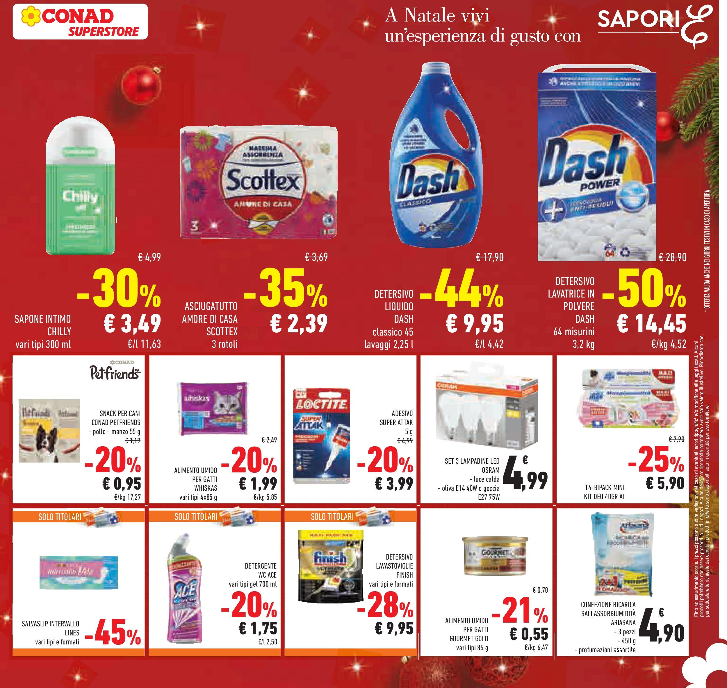 Prossimo volantino Conad dal 10/12/2024 > Anteprima | Pagina: 35 | Prodotti: Sapone, Intimo, Asciugatutto, WC