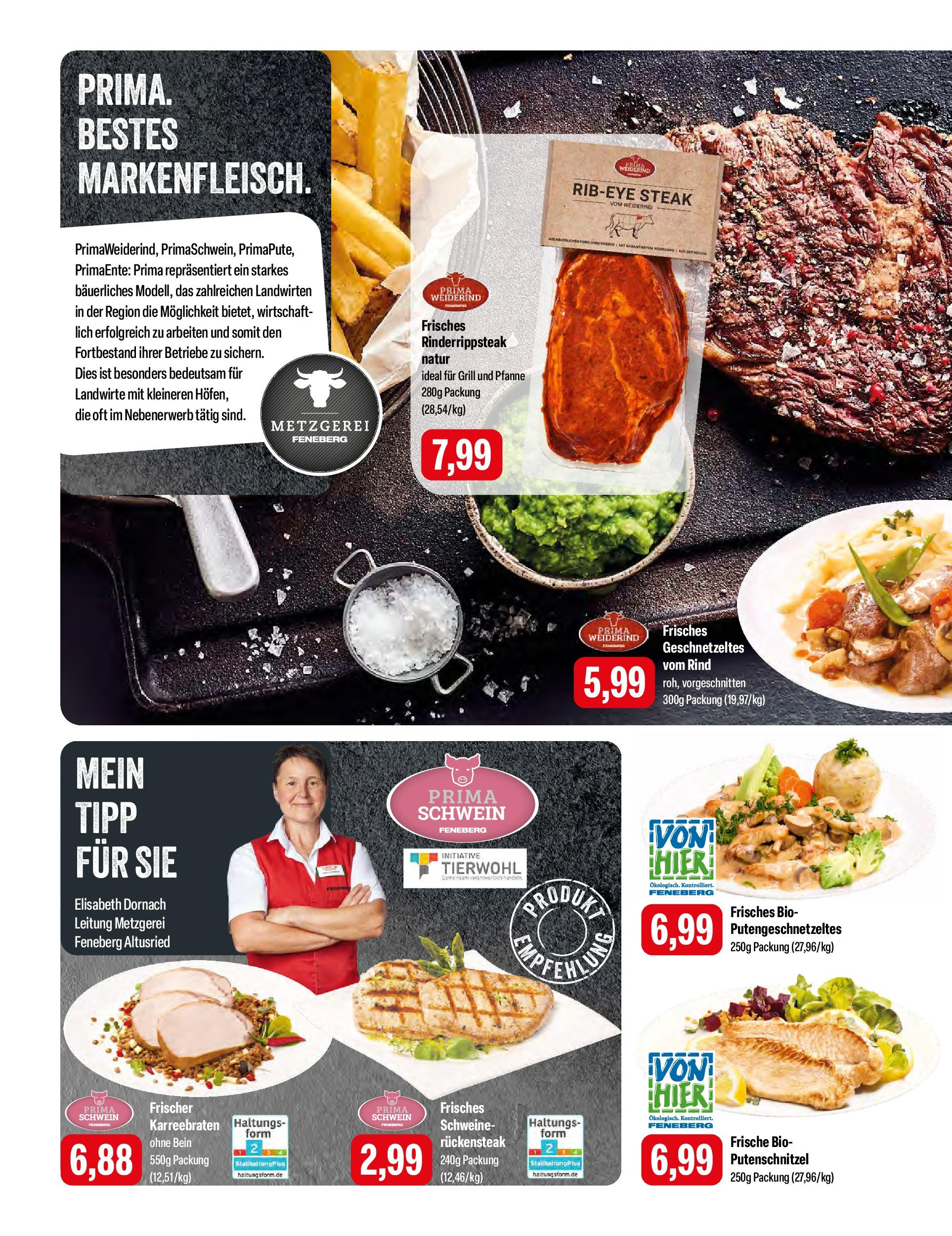 Feneberg Angebote (ab 12.12.2024) zum Blättern | Seite: 2 | Produkte: Grill, Putenschnitzel, Steak