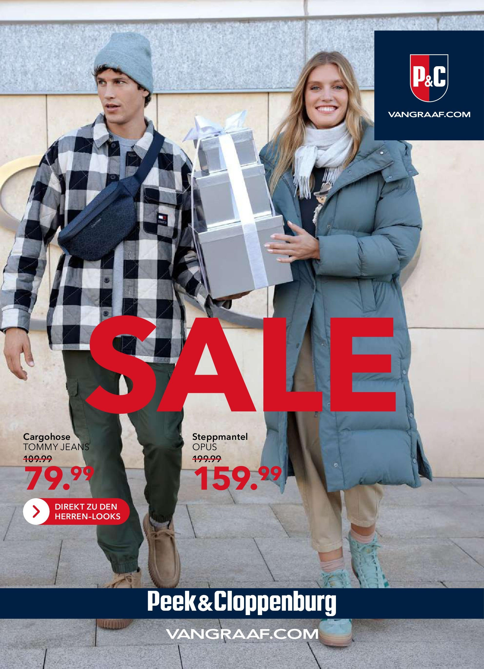 Peek & Cloppenburg - Peek & Cloppenburg: Sale (ab 14.12.2024) zum Blättern | Seite: 1 | Produkte: Steppmantel, Cargohose, Jeans