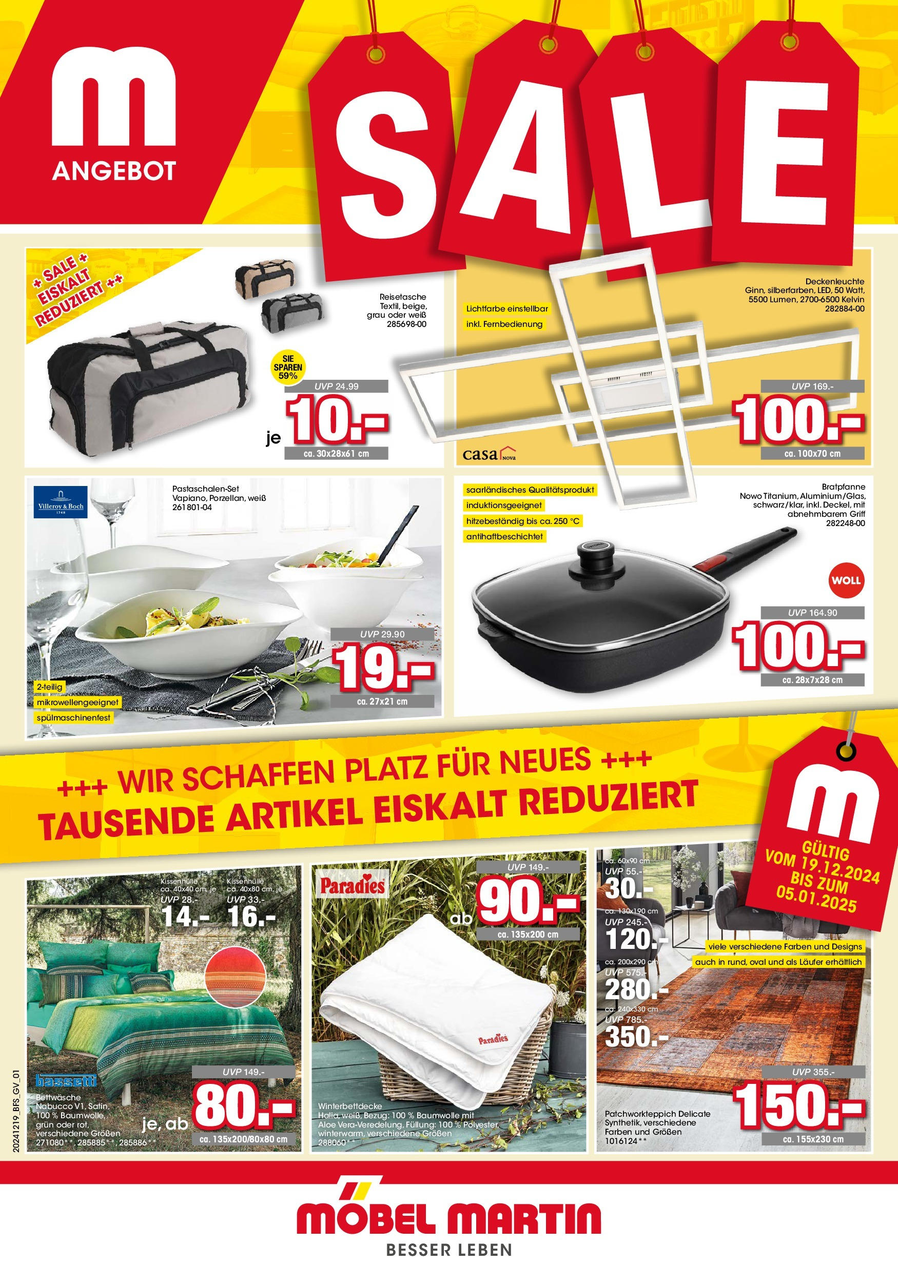 Möbel Martin Sale (vom 19.12.2024 - 05.01.2025)