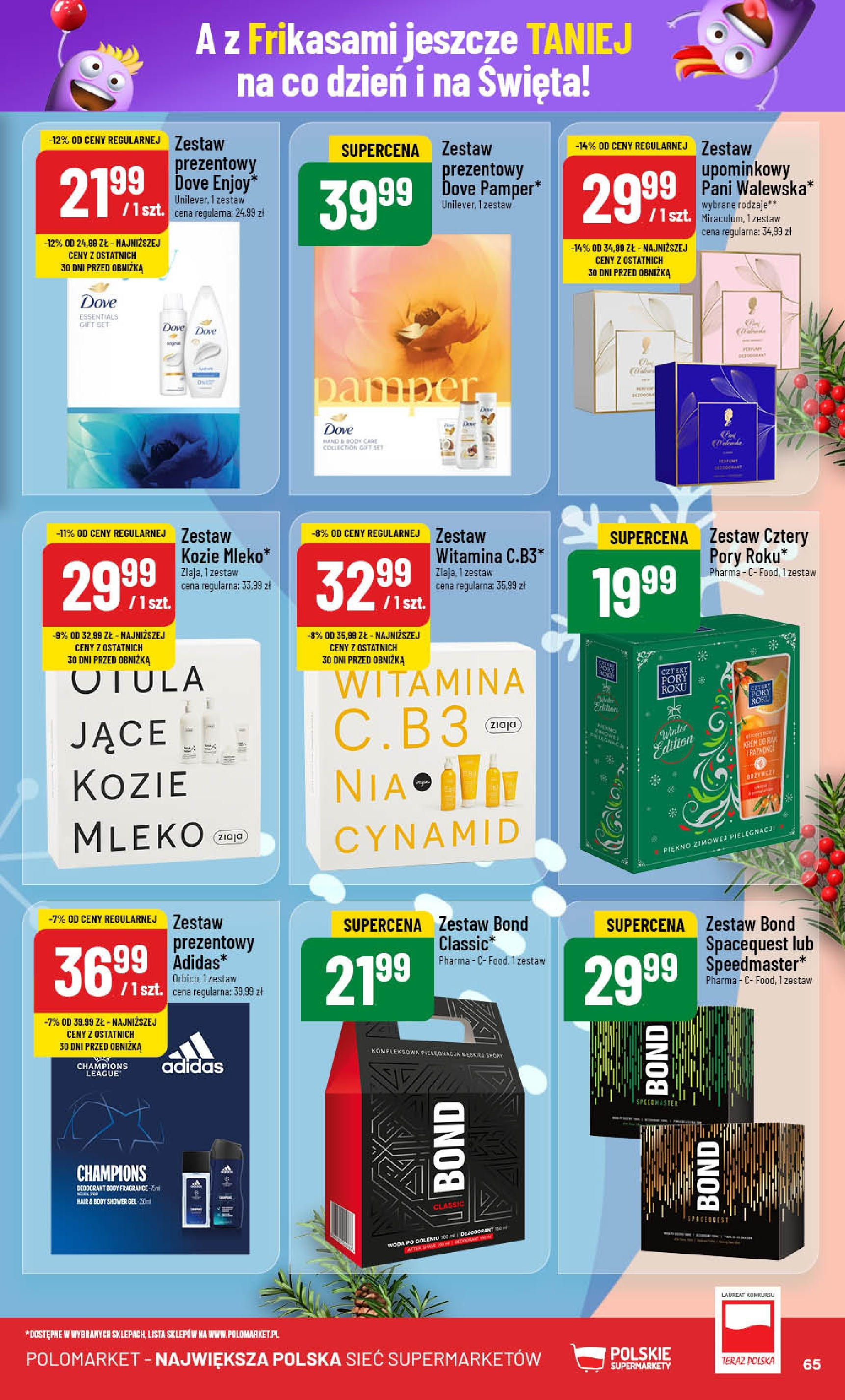 POLOmarket gazetka od 11.12.2024 | Boże Narodzenie 🎄🎁 | Strona: 65 | Produkty: Mleko, Krem do rąk, Krem, Woda