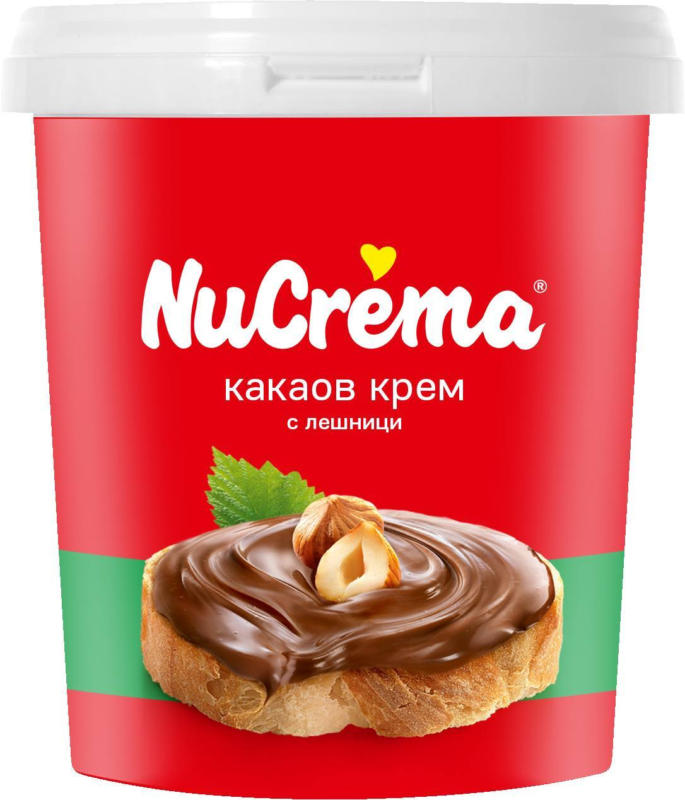 Nucrema Какаов крем различни видове