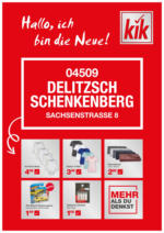 KiK KiK: Neueröffnung in Delitzsch Schenkenberg - bis 03.01.2025