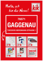 KiK KiK: Neueröffnung in Gaggenau - bis 20.01.2025