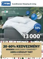 Jysk: Jysk újság érvényessége 31.12.2024-ig - 2024.12.31 napig