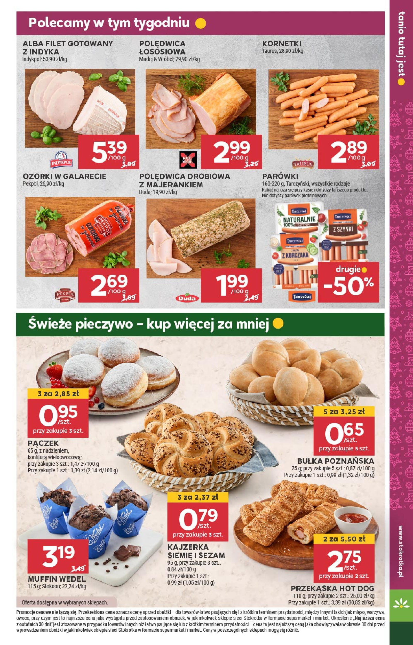 Stokrotka - Stokrotka SUPERMARKET gazetka do 14.12.2024 11.12.2024 - Promocje online | Strona: 11 | Produkty: Pieczywo, Parówki, Bułka, Sezam