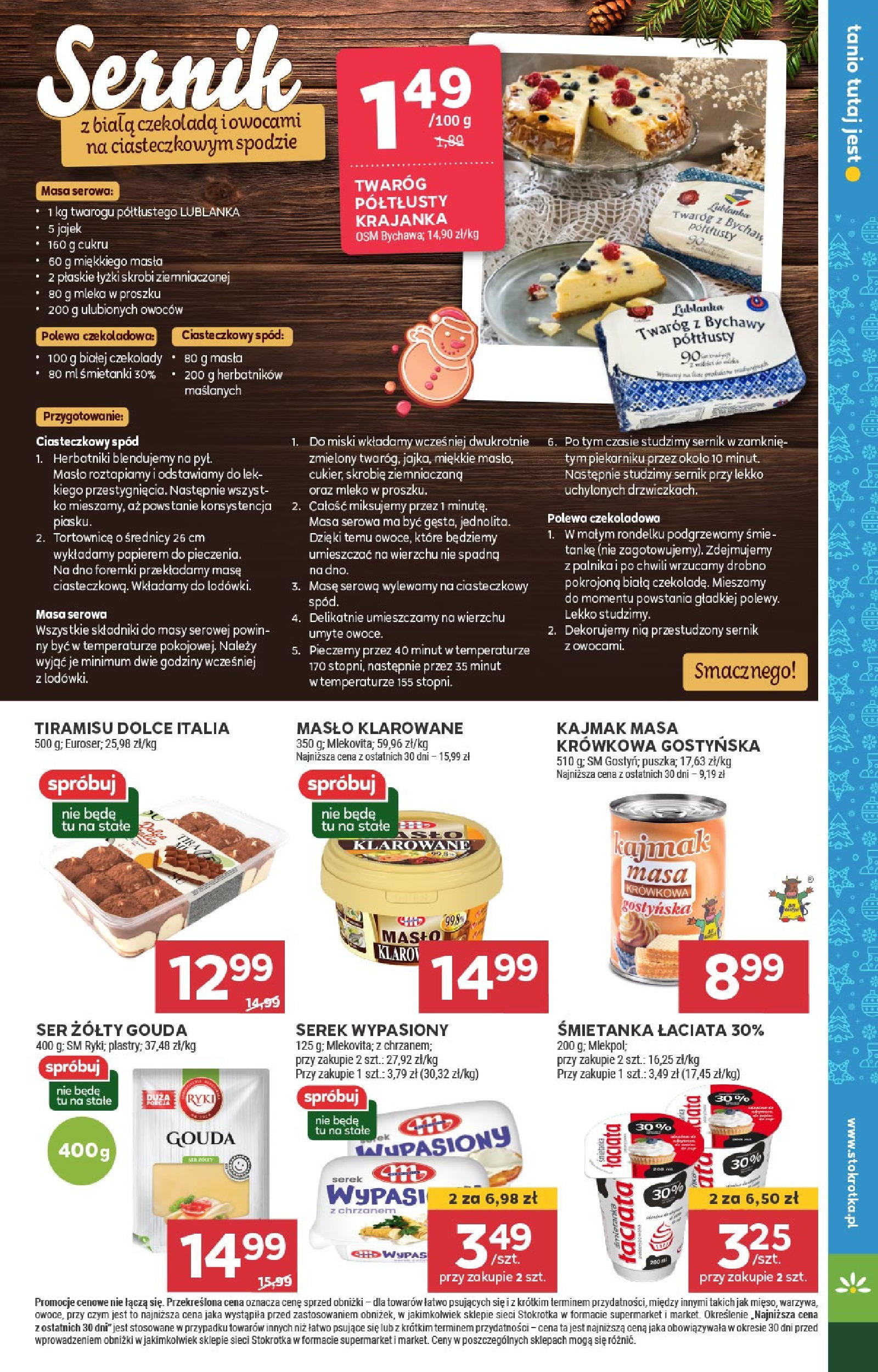 Stokrotka - Stokrotka SUPERMARKET gazetka do 14.12.2024 11.12.2024 - Promocje online | Strona: 15 | Produkty: Czekolady, Stokrotka, Kajmak, Mleko