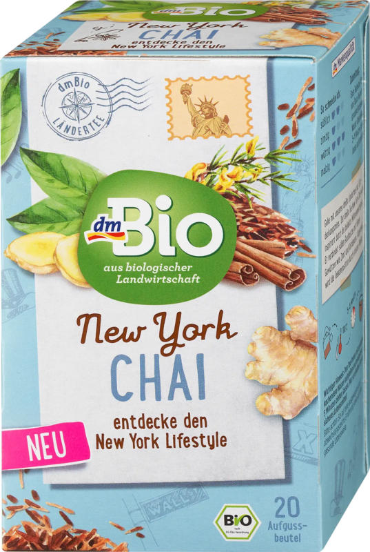 dmBio Rooibostee New York Chai (20 Beutel)