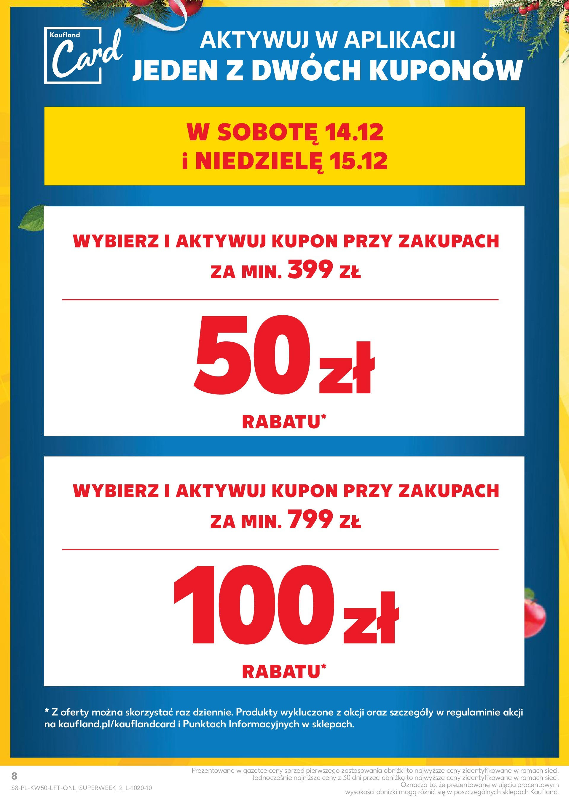 Kaufland - Kaufland gazetka do 18.12.2024 od 11.12.2024 - od jutra PDF | Strona: 8