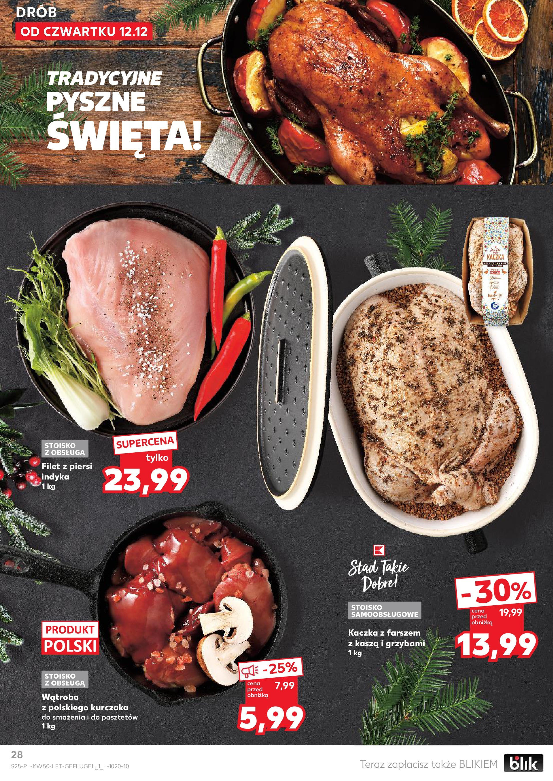 Kaufland - Kaufland gazetka do 18.12.2024 od 11.12.2024 - od jutra PDF | Strona: 28 | Produkty: Kasza, Piersi, Kaczka