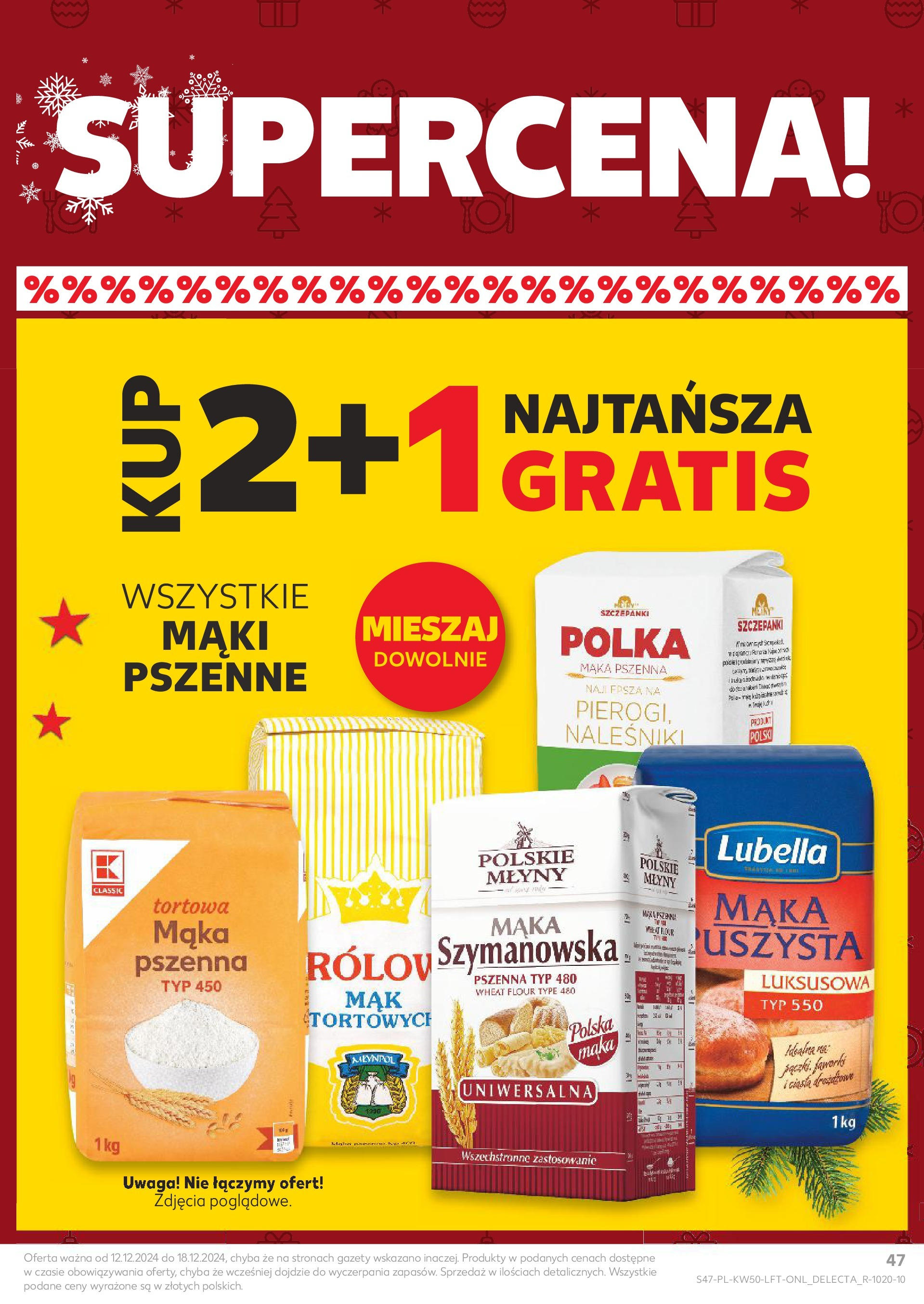 Kaufland - Kaufland gazetka do 18.12.2024 od 11.12.2024 - od jutra PDF | Strona: 47 | Produkty: Półka, Naleśniki