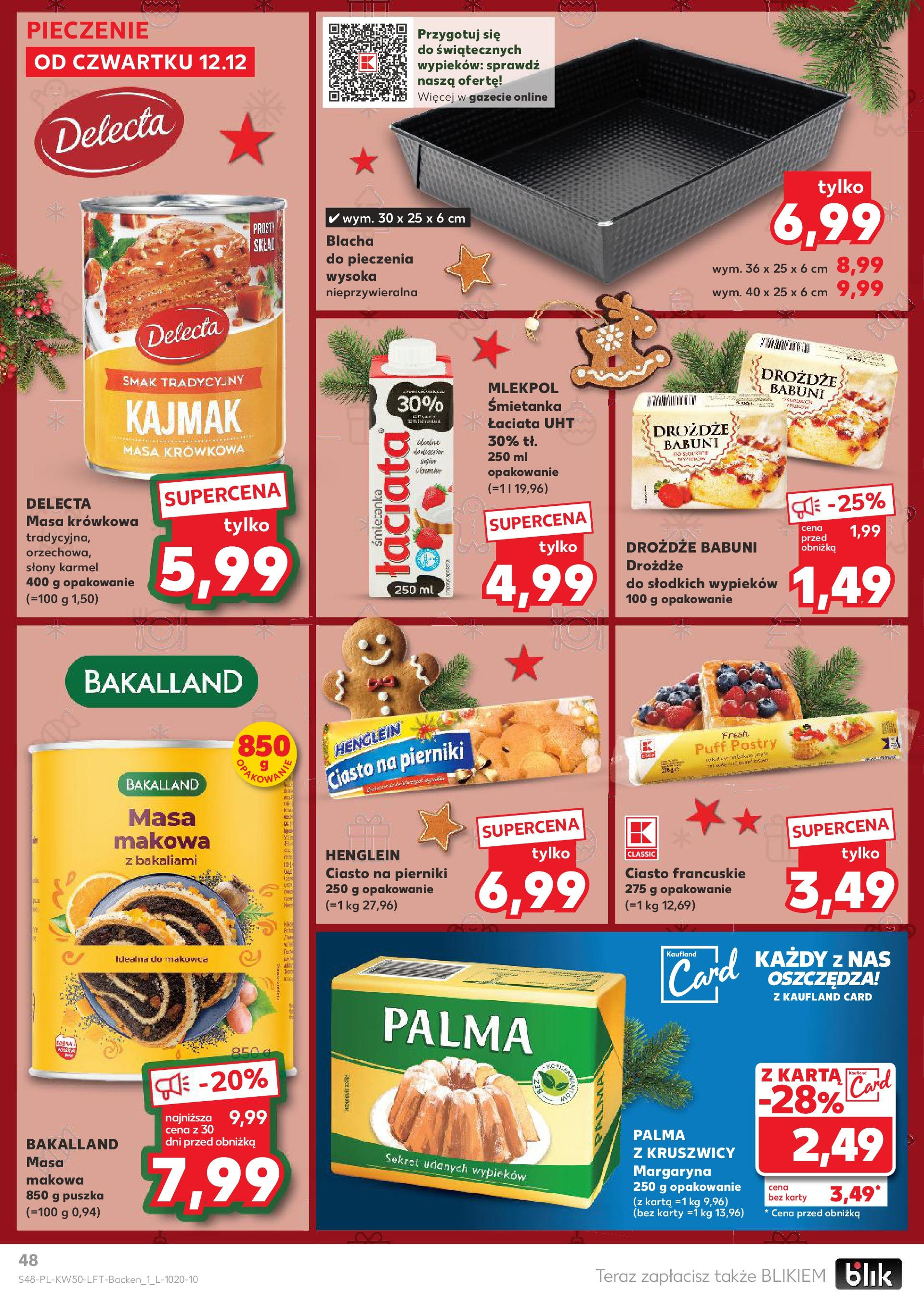 Kaufland - Kaufland gazetka do 18.12.2024 od 11.12.2024 - od jutra PDF | Strona: 48 | Produkty: Pierniki, Masa makowa, Ciasto, Ciasto na pierniki