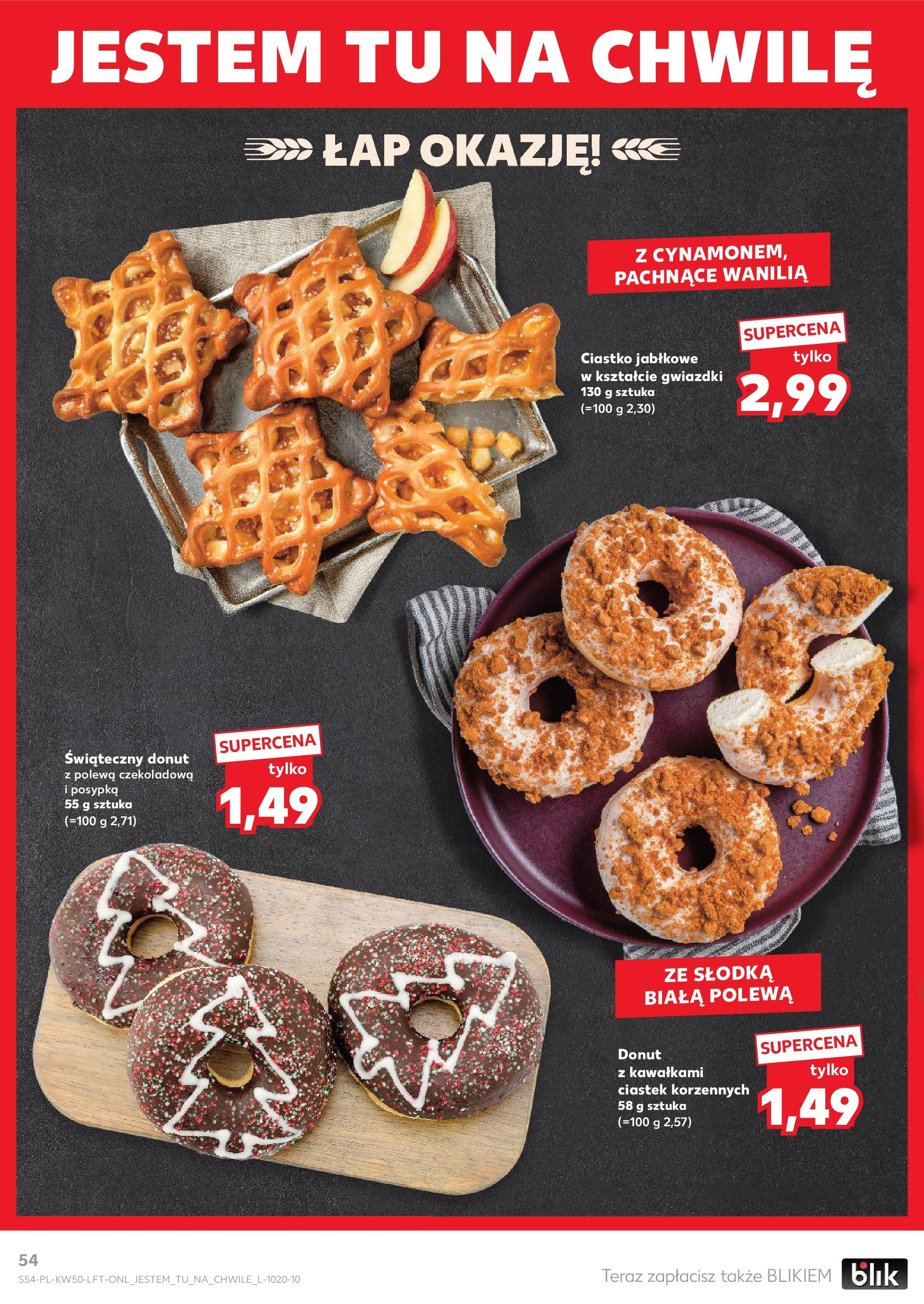 Kaufland - Kaufland gazetka do 18.12.2024 od 11.12.2024 - od jutra PDF | Strona: 54 | Produkty: Czekoladowa, Polewa czekoladowa, Donut