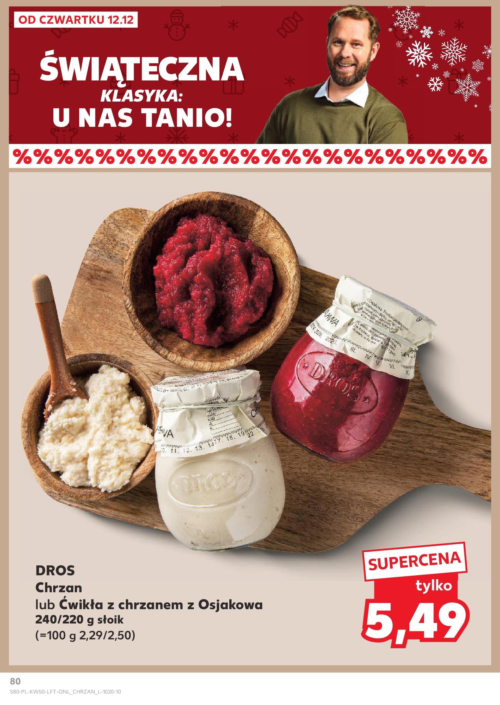 Kaufland - Kaufland gazetka do 18.12.2024 od 11.12.2024 - od jutra PDF | Strona: 80 | Produkty: Chrzan