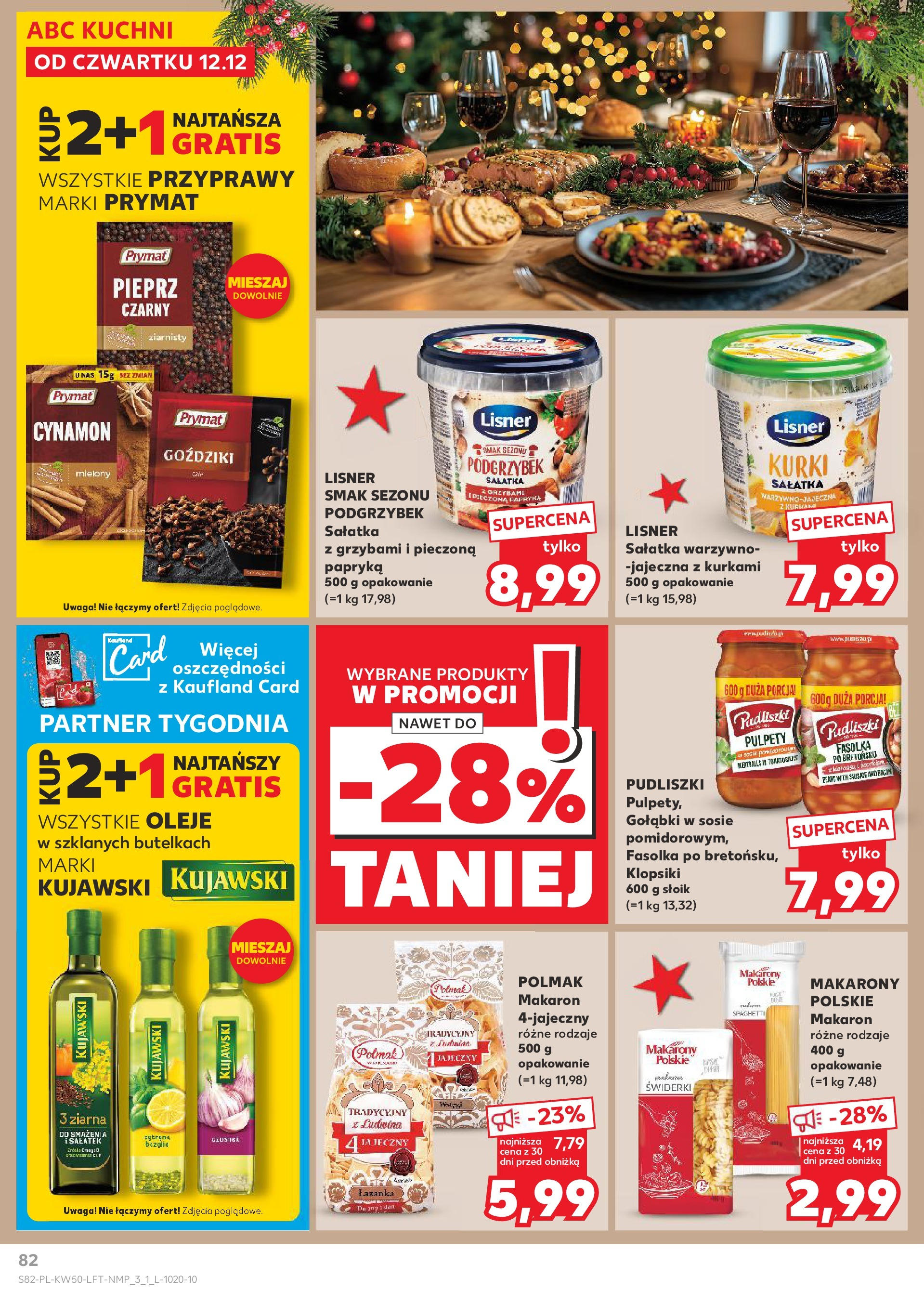 Kaufland - Kaufland gazetka do 18.12.2024 od 11.12.2024 - od jutra PDF | Strona: 82 | Produkty: Cynamon, Klopsiki, Sałatka, Przyprawy