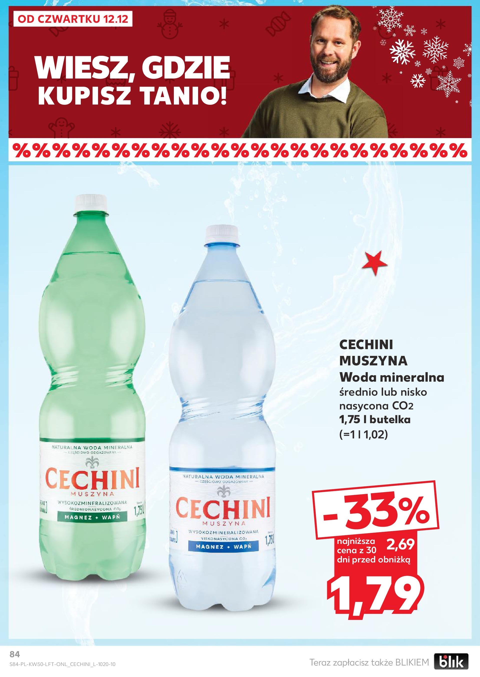 Kaufland - Kaufland gazetka do 18.12.2024 od 11.12.2024 - od jutra PDF | Strona: 84 | Produkty: Muszyna Woda, Cechini muszyna, Woda