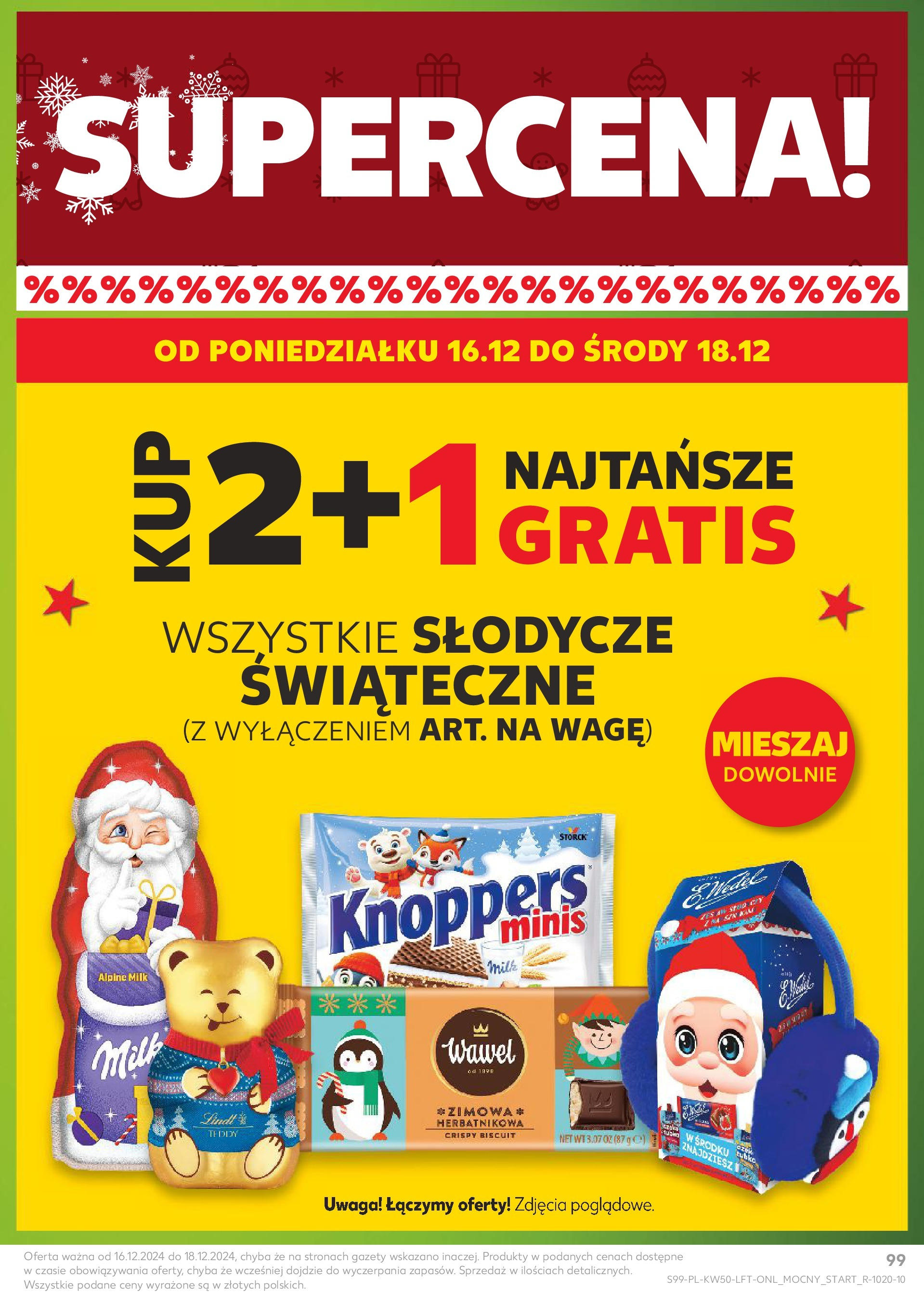 Kaufland - Kaufland gazetka do 18.12.2024 od 11.12.2024 - od jutra PDF | Strona: 99 | Produkty: Knoppers, Słodycze