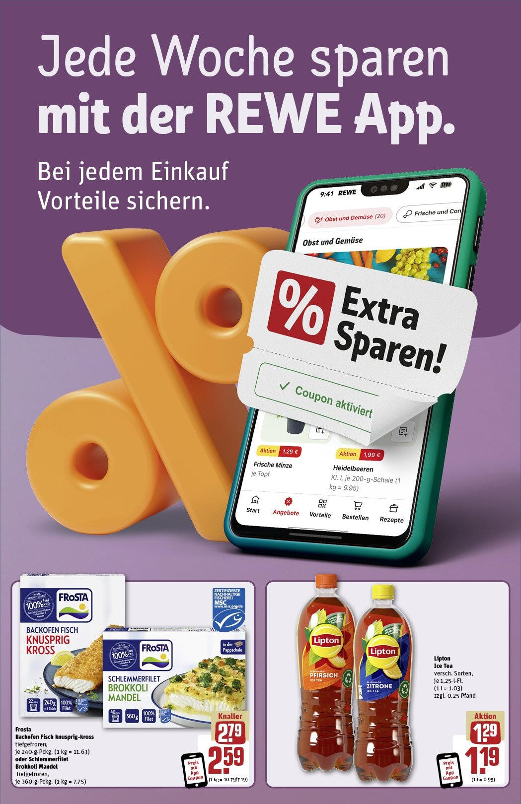 Rewe - Rewe: Wochenangebote (ab 15.12.2024) zum Blättern » Angebote | Seite: 2 | Produkte: Frosta, Fisch, Gemüse, Backofen