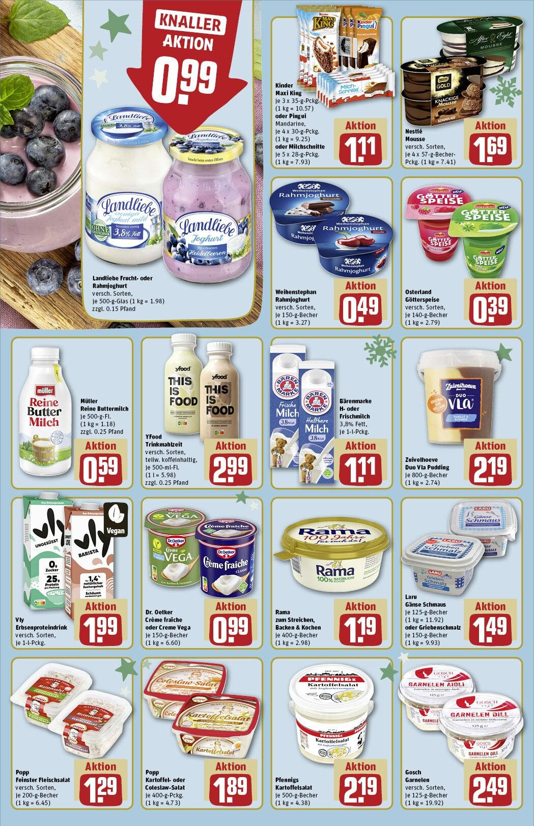 Rewe - Rewe: Wochenangebote (ab 15.12.2024) zum Blättern » Angebote | Seite: 14 | Produkte: Buttermilch, Rama, YFood, Dill