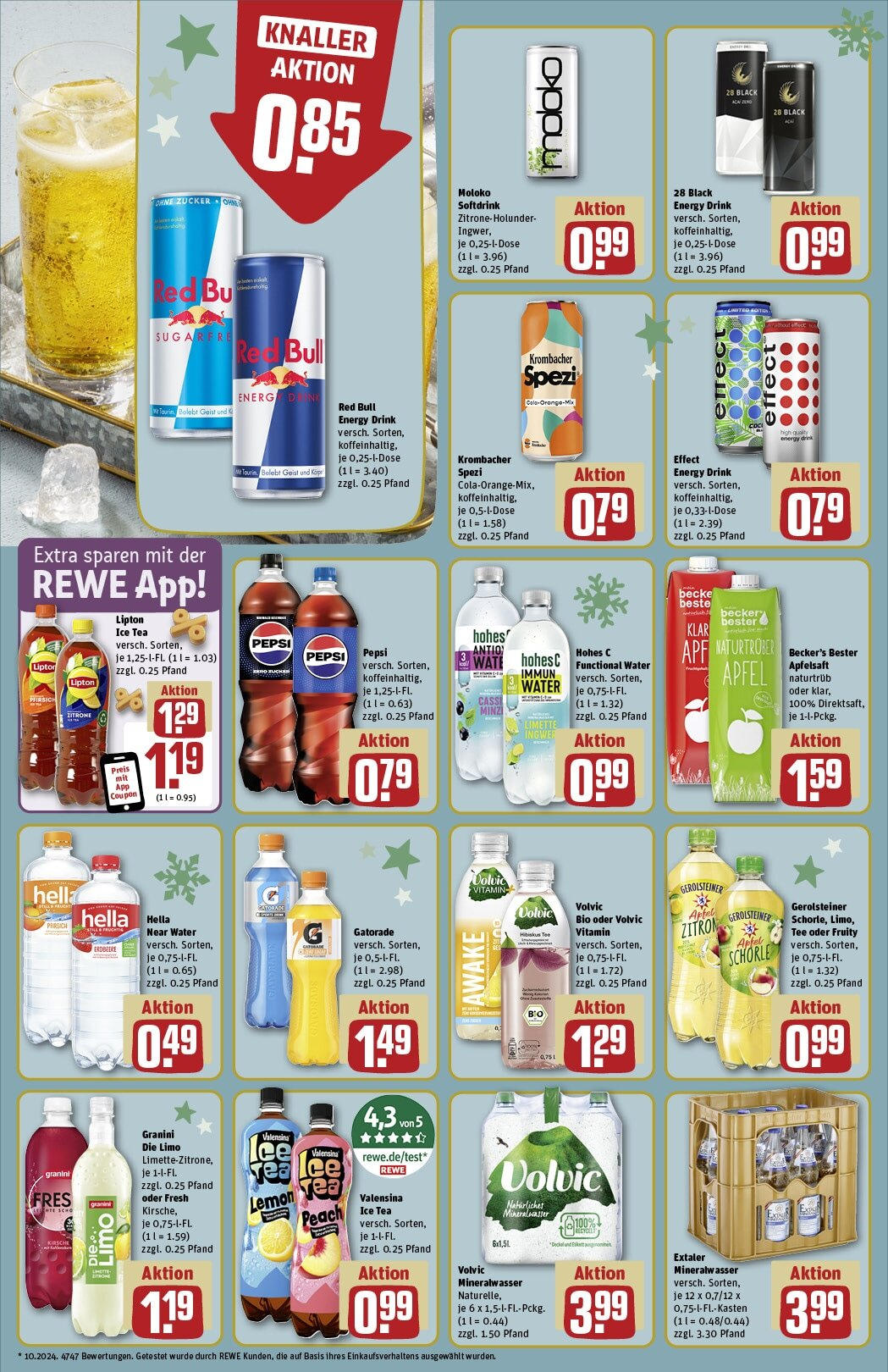 Rewe - Rewe: Wochenangebote (ab 15.12.2024) zum Blättern » Angebote | Seite: 14 | Produkte: Apfelsaft, Valensina, Granini, Pepsi