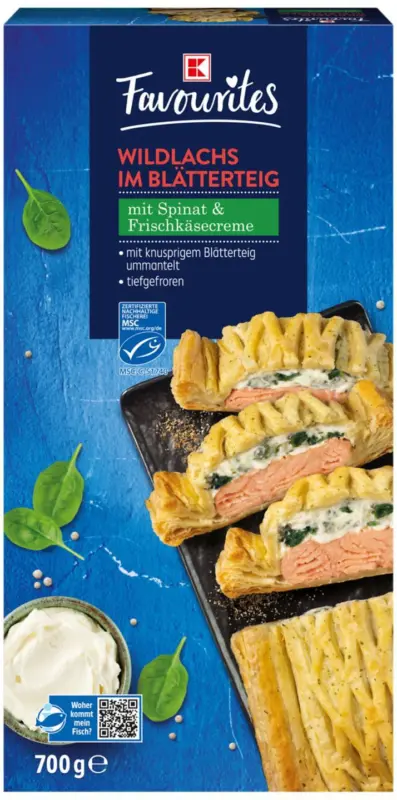 K-Favourites Сьомга в тесто различни видове